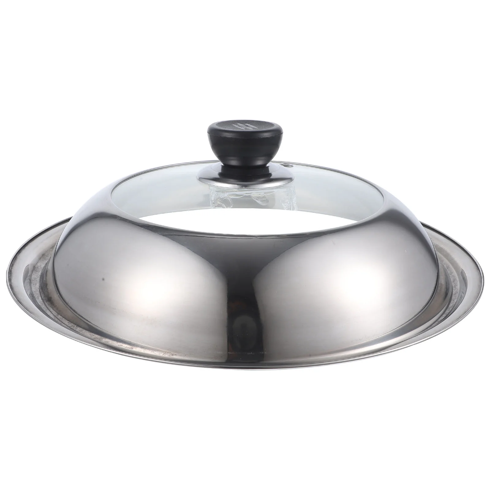 

Visualized Pot Cover Silicone Pot Lids Cheese Melting Cover Wok Cookware Cover Lid Glass Round Basting Cover