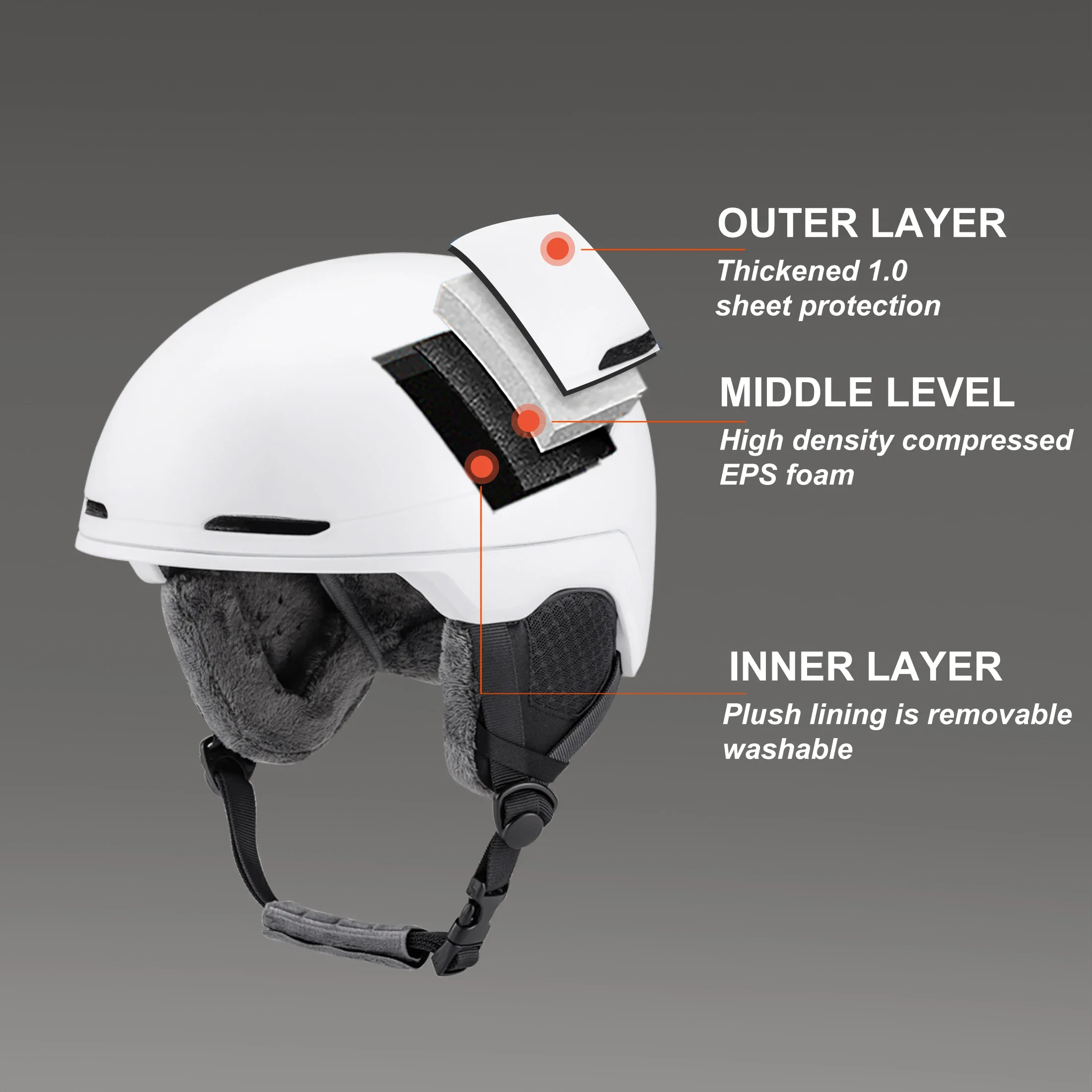 Лыжный шлем Seeker для взрослых сноуборд катание на коньках зимние виды спорта