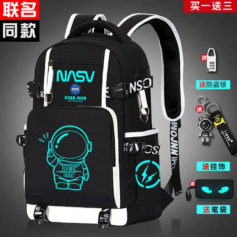 2022 Waterproof luminous Kids backpack children School Bags For Boys orthopedic school Backpack Primary Schoolbag book bag