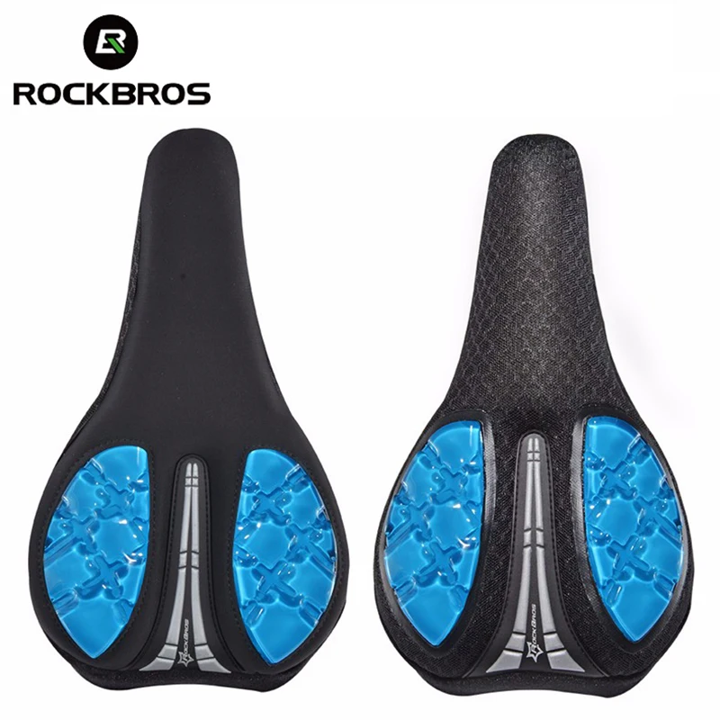 

ROCKBROS Bicycle Liquid Silicone Front Saddle Cover Mountain MTB Road Bike Soft Sponge Gel Cushion Saddle Seat Bicycle Accessori