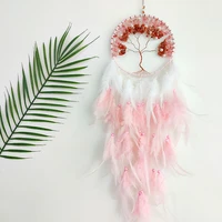 life tree pendant dream catcher wall pendant feather wind chime bedroom pendant wedding decoration wall pendant girl gift