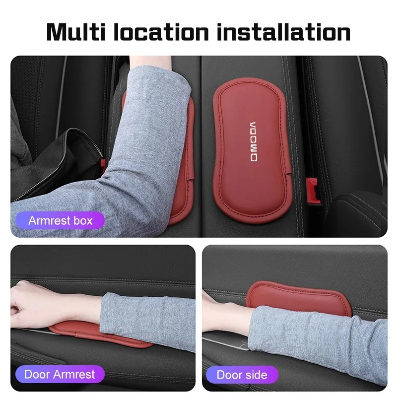 Фото Подушка для ног из микрофибры и кожи для Chery Omoda 5 Pro 9 EV PHEV 2025 S5 O5 E5 Plus C5 C9, антиусталостная, автомобильные аксессуары №5