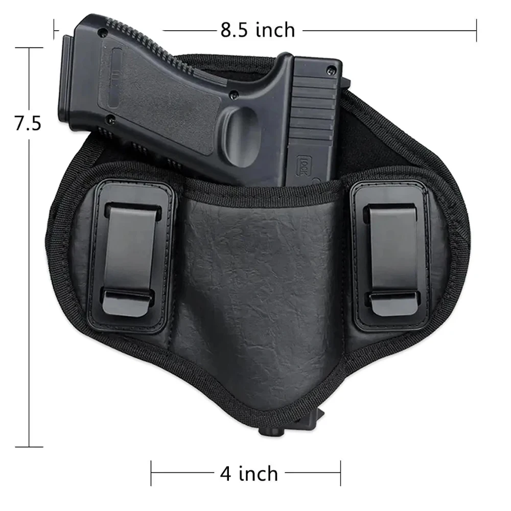 Тактическая кобура для пистолета из искусственной кожи IWB скрытый чехол Glock 17 19 23