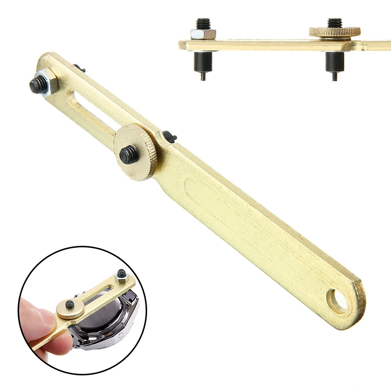 

Watch Wrench Adjustable Watch Back Case Cover Opener Battery Replacement Tool Spanner Remover Watch Repair Kit Watchmaker Tools