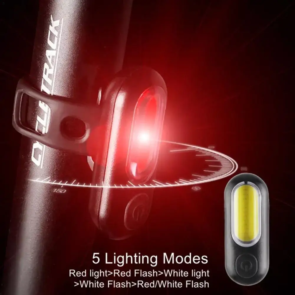 

Портативный светильник фонарь с зарядкой через USB, задний фонарь, светодиодный задний фонарь для горного велосипеда, s-вспышка, предупреждаю...