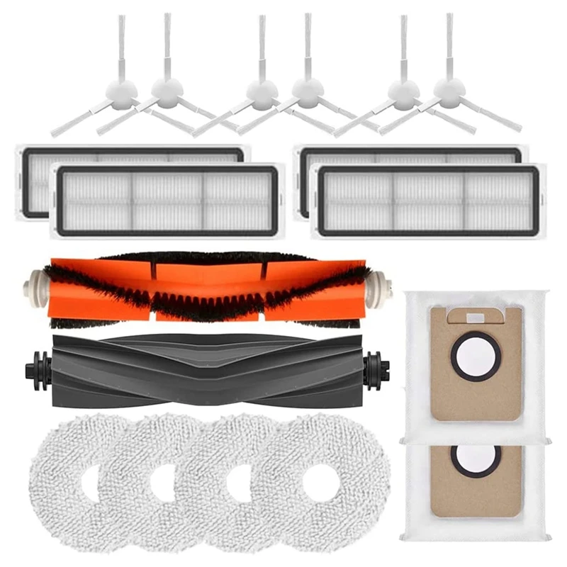

Main Side Brushes Hepa Filters Mop Cloth Dust Bags Spare Parts For Dreame L10S Ultra Robot Vacuum Cleaner