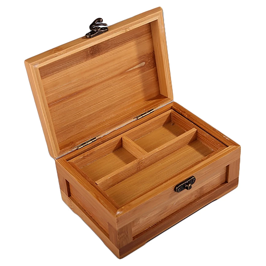 

Bamboo Craft Princess Korean Bamboo Jewelry Box Wooden Jewelry Storage Box Collection Box Gift Box Large