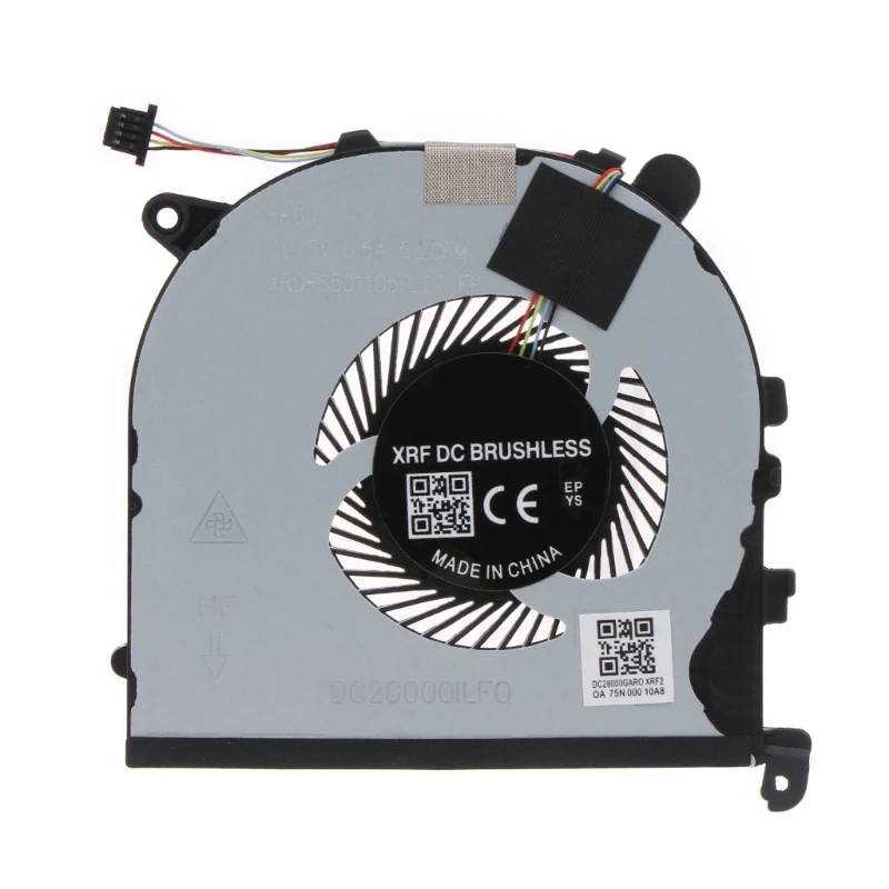 

Laptop CPU GPU Cooling Fan Cooler Notebook for Dell XPS 15 9560 Precision M5520 E65C