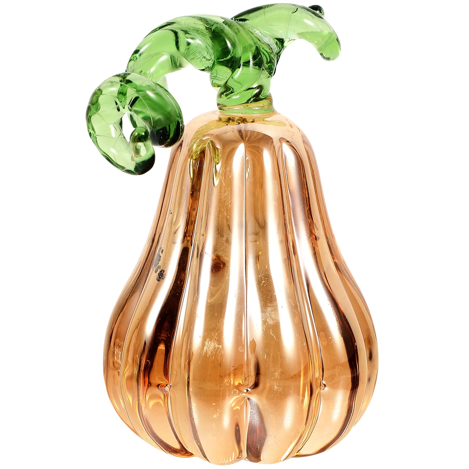

Crystal Pumpkin Ornament Desktop Decorative Pumpkins Craft Small Lifelike Decorations For Home Thanksgiving Figurines