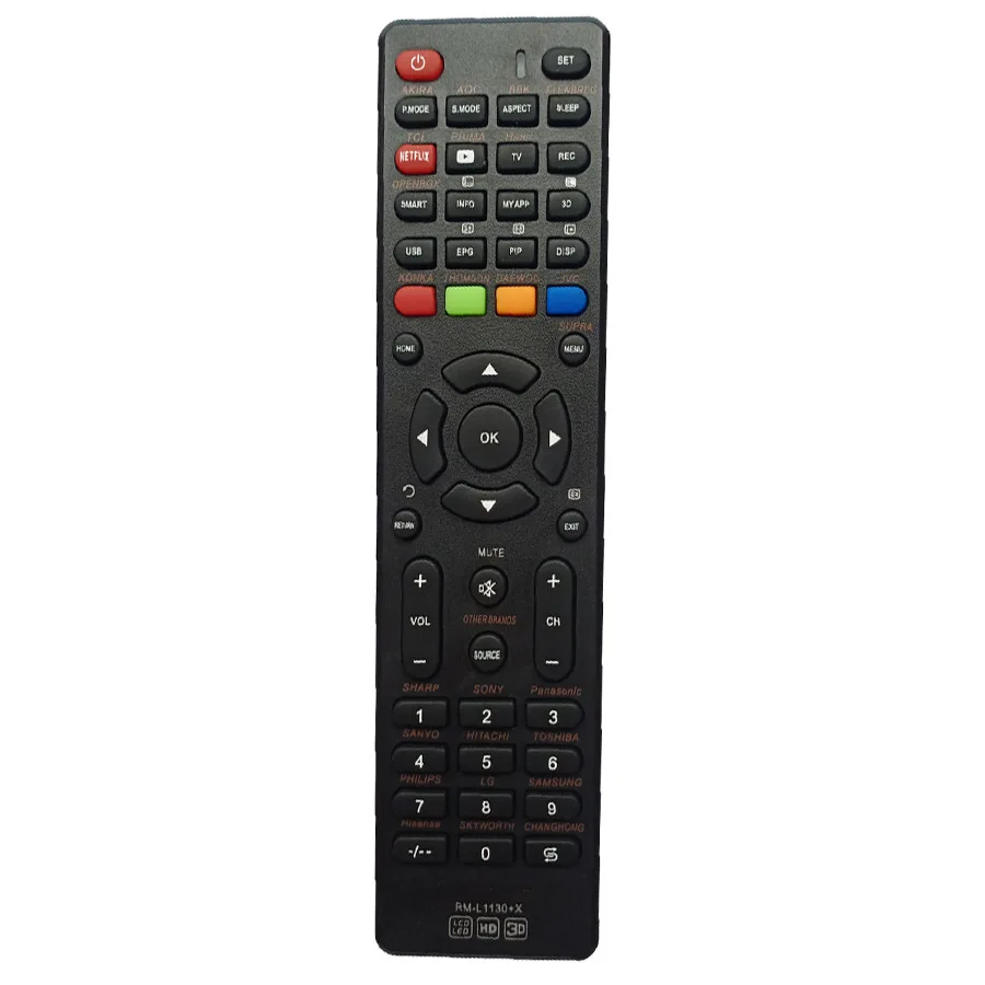 

ABS Replacement Television RM-L1130+X English Universal LCD TV Remote Control MYAPP Function