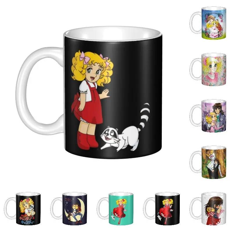

Customized Candy Candy Snow Capucin Classic Coffee Mugs DIY Ceramic Tea Milk Cup Men Women Outdoor Work Camping Beer Mug