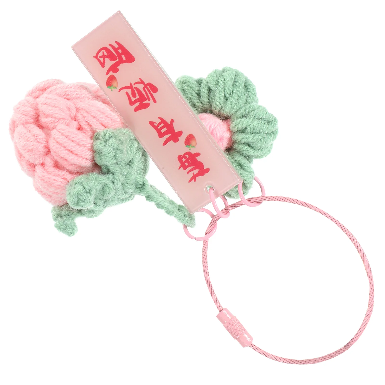 

Car Decor Keychain Ornaments Backpack Fruits Keychains Bags Crocheting Pendant Pendants Backpacks