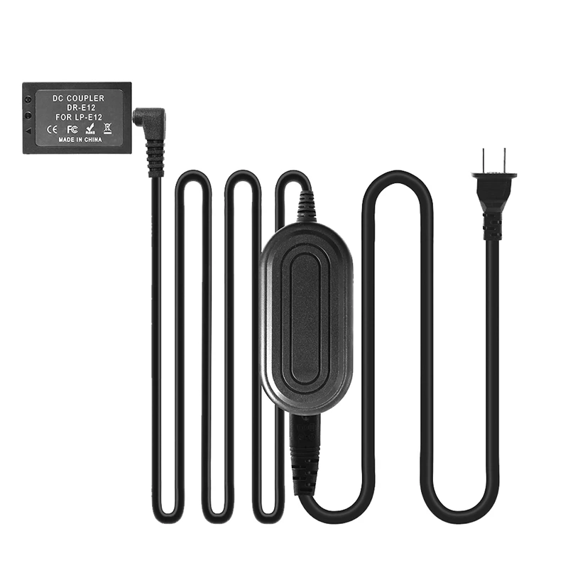 LP-E12 Сменные аксессуары для аккумулятора-пустышки камеры Canon EOS M M2 M10 M50 M100 M200 Mark II