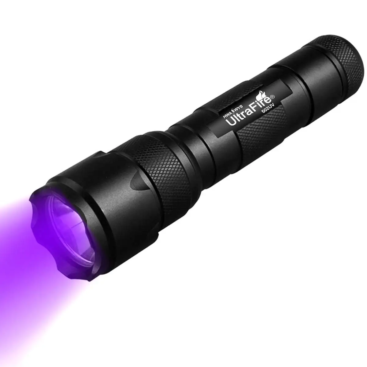 Ультрафиолетовый фонарик UltraFire 502B 395-405nm, фокусирующий водонепроницаемый фонарик LG, внешнее использование, охотничий, скорпионы, минералы 18650, фонарик