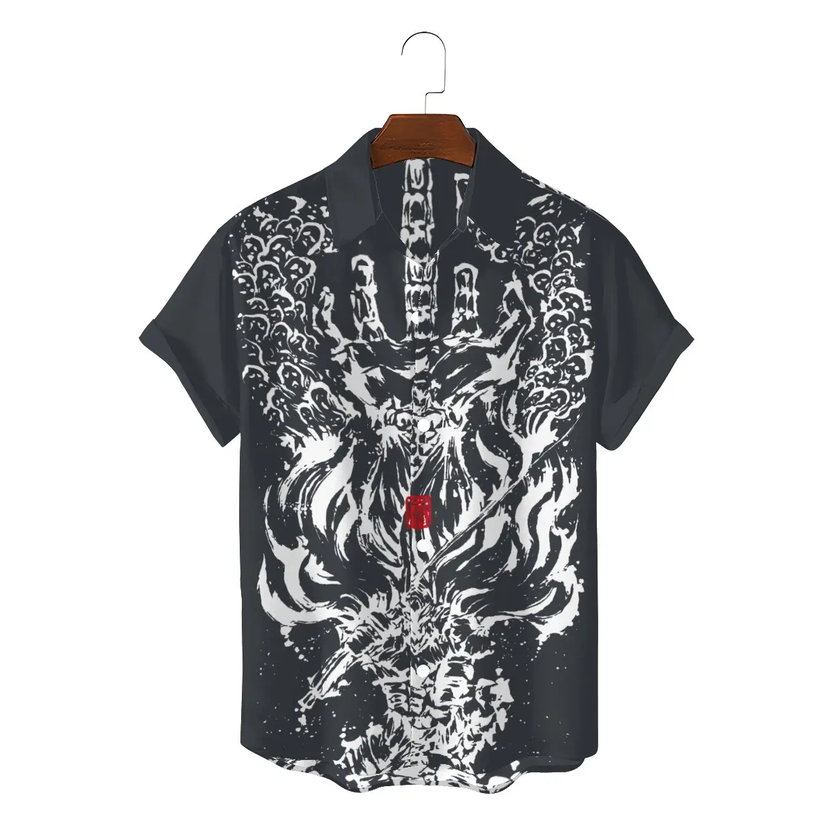 

CAUSALITY 3D Shirt For Men Berserk Guts Griffith Behelit Manga Camisetas Style Shirts Homme Printed Loose
