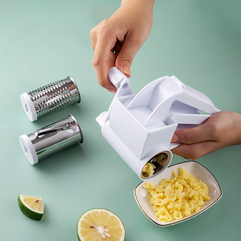 

Creative Manual Cheese Rotary Graters Butter Chocolate Slicer Cutter Practical Stainless Steel Grater ABS Handle Kitchen Tool