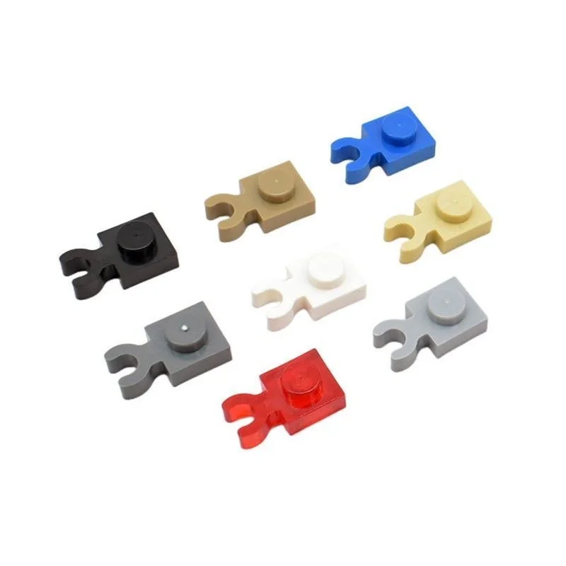 200 шт. MOC Brick Parts 60897 4085 piastra speciale 1x1 con Clip verticale совмеibile Building Block particelle fai da te Assmbl