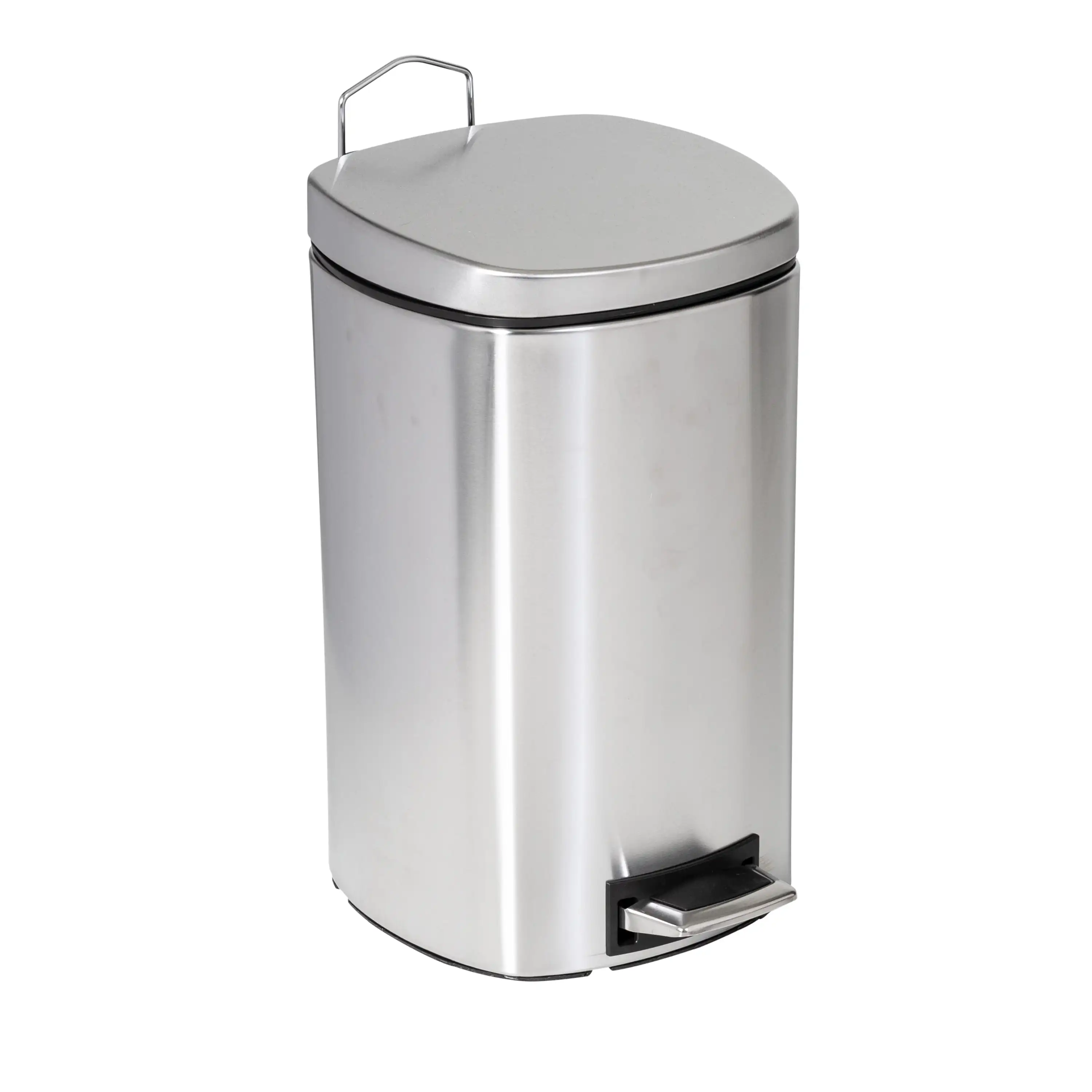 

Медовая корзина для мусора объемом 3,1 галлонов, квадратная корзина для мусора в ванной, нержавеющая сталь