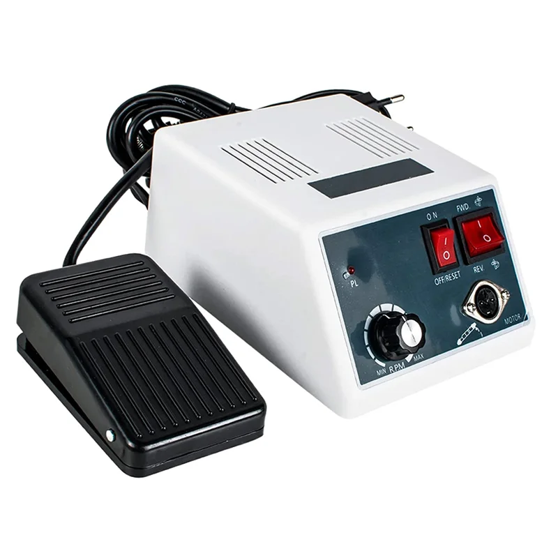 

One-Button Key System Electric 35K Rpm Micro-Motor Lab Jewelry,Used in Teeth, Jewelry, Nail Art, Carving,Etc EU Plug