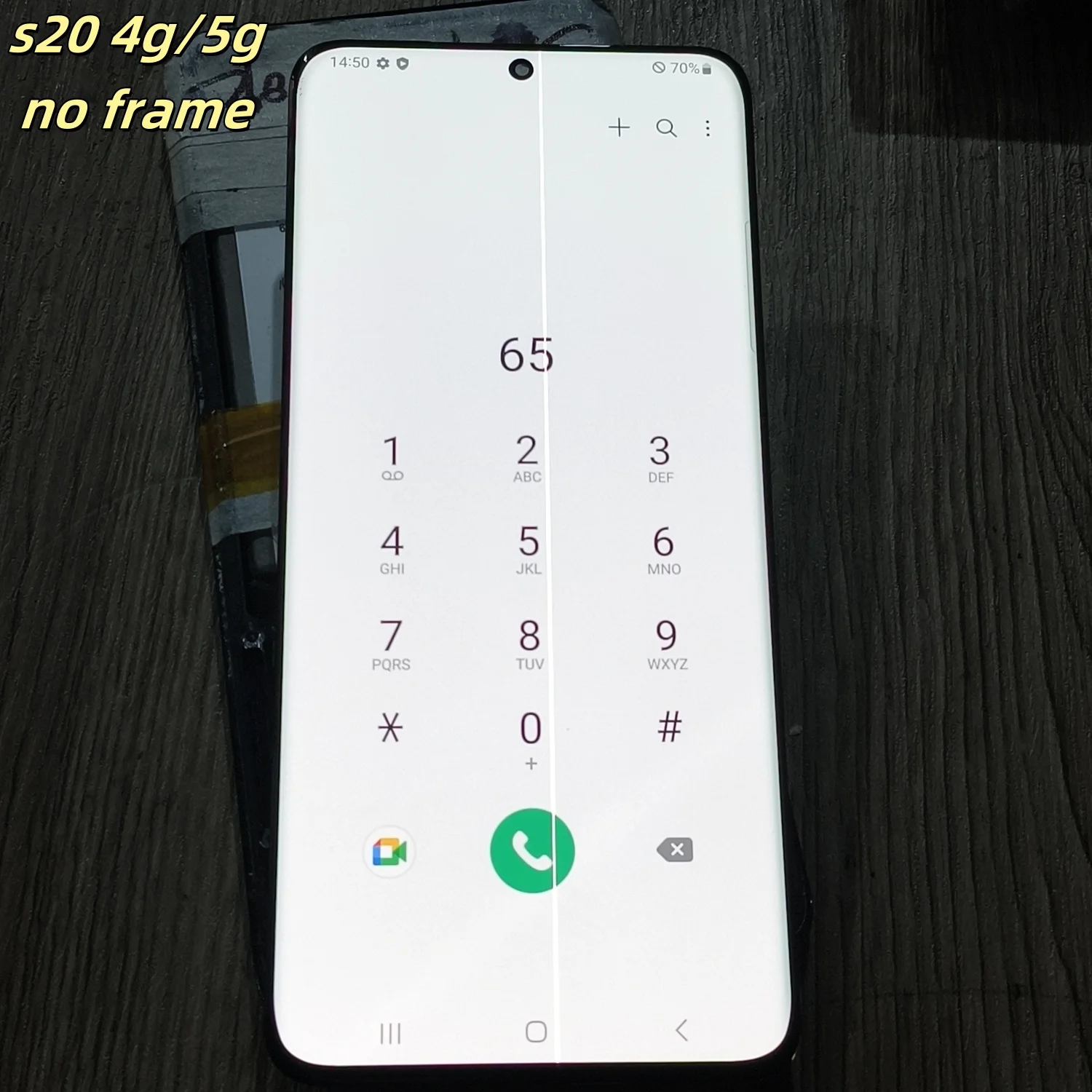 Фото Pop 6,2 дюйма 120 Гц AMOLED с точечной линией для Samsung S20 G980 G980U G980F/DS G981 G981F G981U G981D/S Замена сенсорного экрана №4