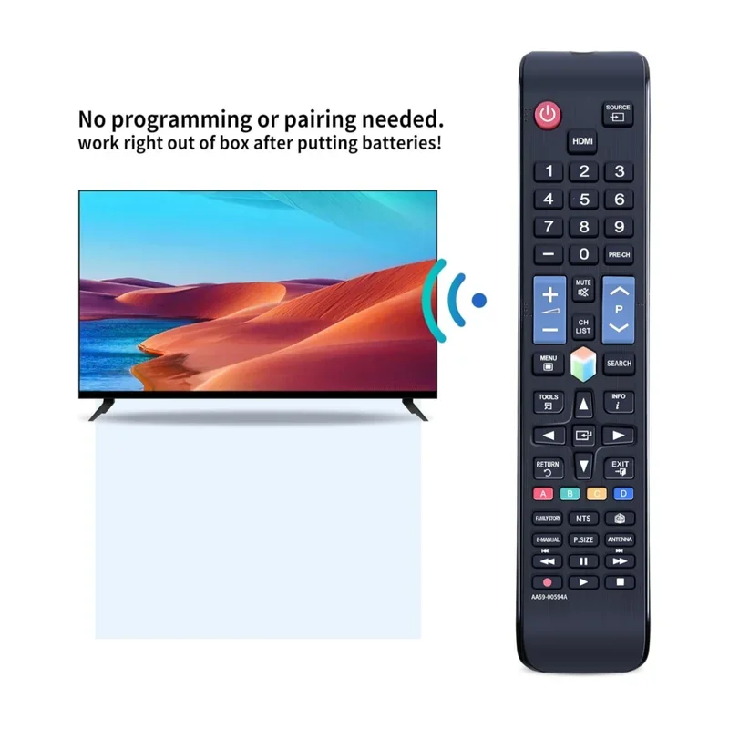 Фото Пульт дистанционного управления AA59-00594A для Samsung 3D Smart TV - совместим с UN46D7000 UN55F7100 UN55F7450A UN40D6000S UN49K №2