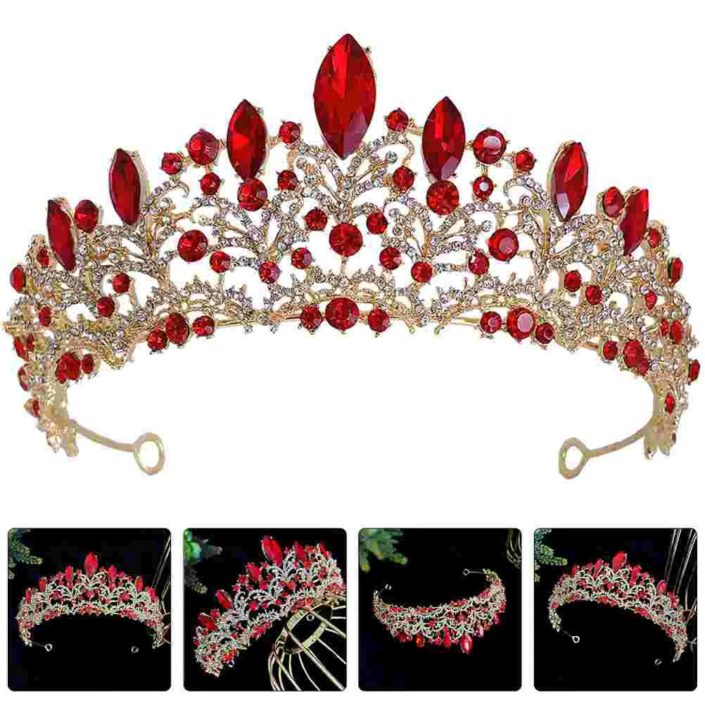 

Crown Hair Accessory Accessories Bride Tiara Wedding Tiaras Banquets Girl Zinc Alloy Jewelry