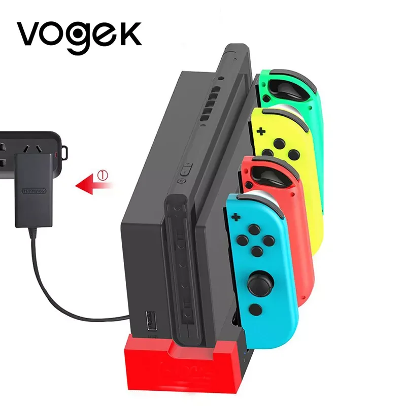 

Nintend Switch Joy-pad Charger Stand for Nintendo Switch Joy-pad Game Console with Indicator Game Support Dock for Charging