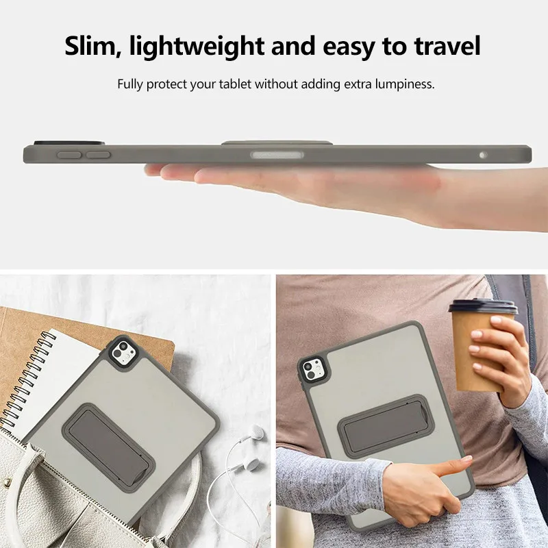 Чехол Matter для iPad Pro 11 2024 5-й Air 6 5 4 3Pro 2 1 Pro11 10th 10.9 10.2 9.7 Mini 7 A17 PC+TPU Cover