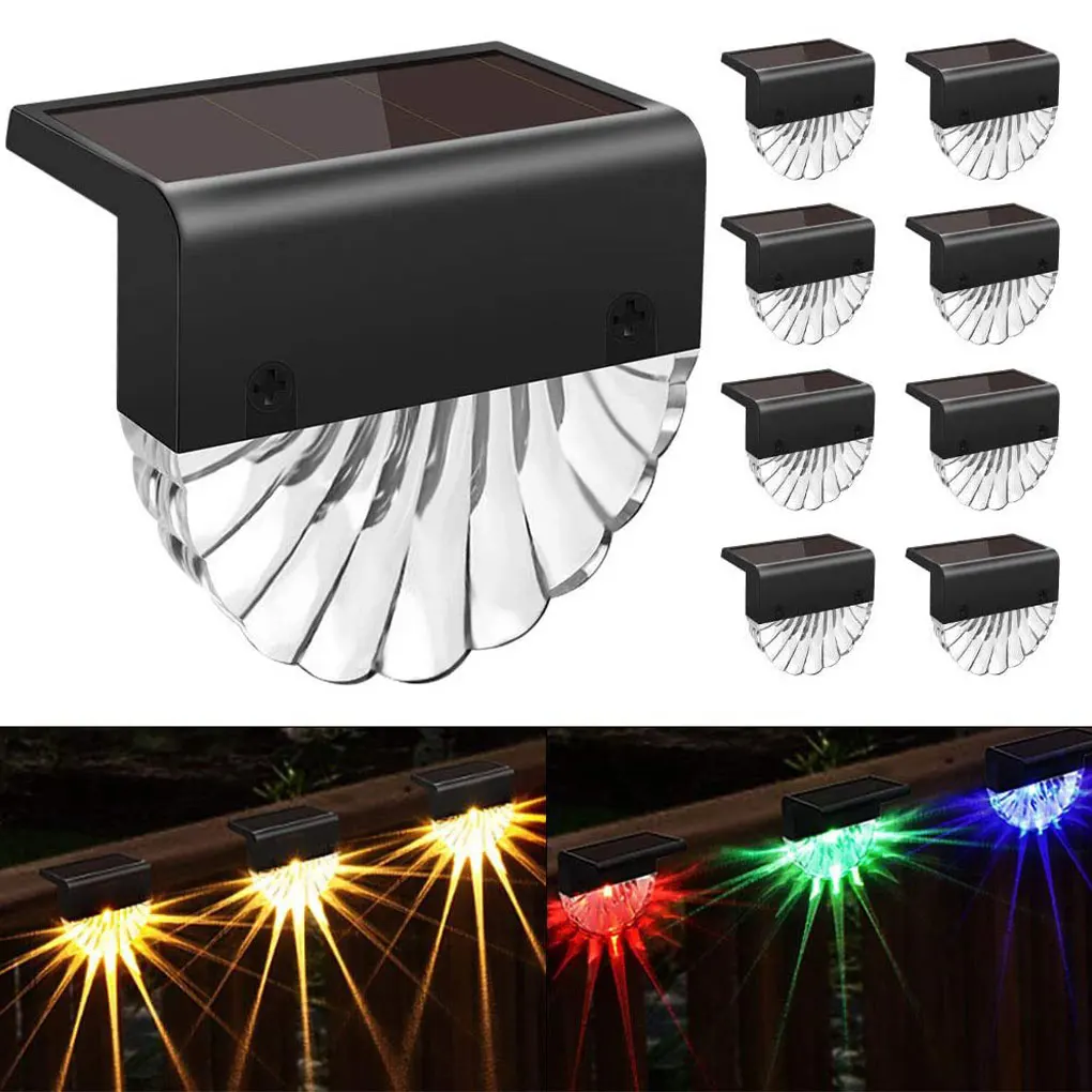 

Solar-powered Step Light Detachable Battery Operated Landscaping Fence Lamp