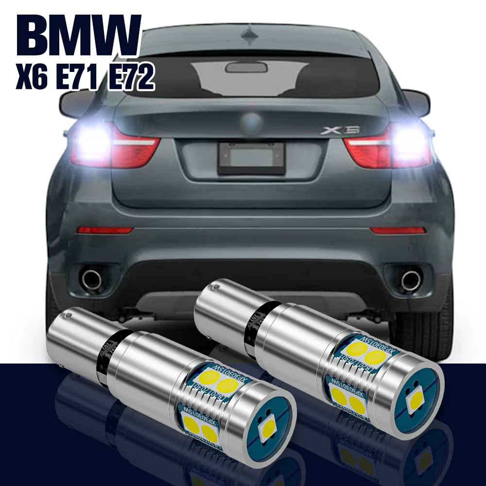 

Reverse Light 2x LED Bulb Backup Lamp For BMW X6 E71 E72 Accessories 2008 2009 2010 2011 2012 2013 2014