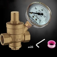dn15 adjustable brass water pressure reducing %d1%80%d0%b5%d0%b4%d1%83%d0%ba%d1%82%d0%be%d1%80 regulator valve internal and outer thread pn 1 6 and pressure gauge