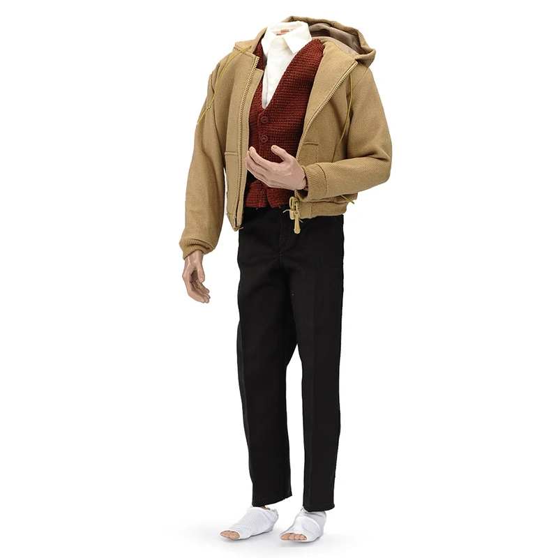 

1/6 Male Clown Arthur Fleck Clothes Accessories Model MA-004 Casual Coat Shirt Pants Set Fit 12" Male Action Figure