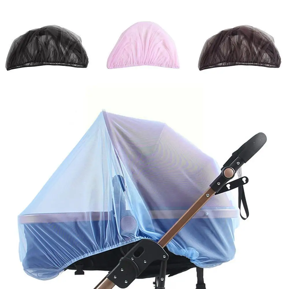 

Baby Stroller Mosquito Net Universal Children Pushchair Net Netting Protection Infants Mesh Crib Accessories Stroller N6B3