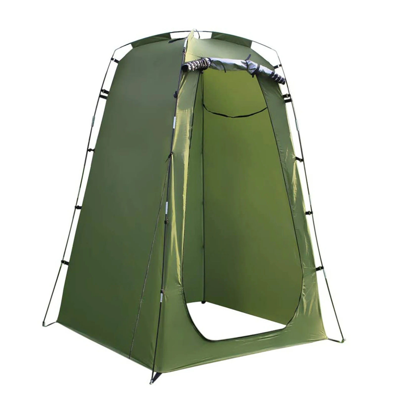 

Outdoor Shower Bath Tent Camping Privacy Toilet Tent Portable Changing Room Fits One Person Sun Protection Quickly Build