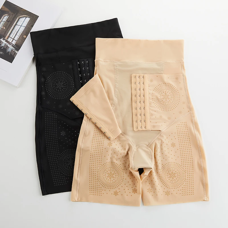 Large Size Postpartum High Waist Hip Lifting Abdominal Strong Safety Pants Body Shaping Underwear Thin Style