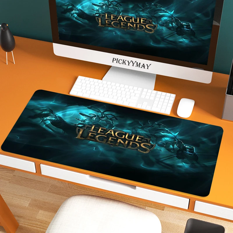 

League Of Legends Large Mat Gaming Mouse Pad Floral Mousepad Gamer 900x400 Rubber Keyboard Mats Desk Mat Table Mousepad Carpet