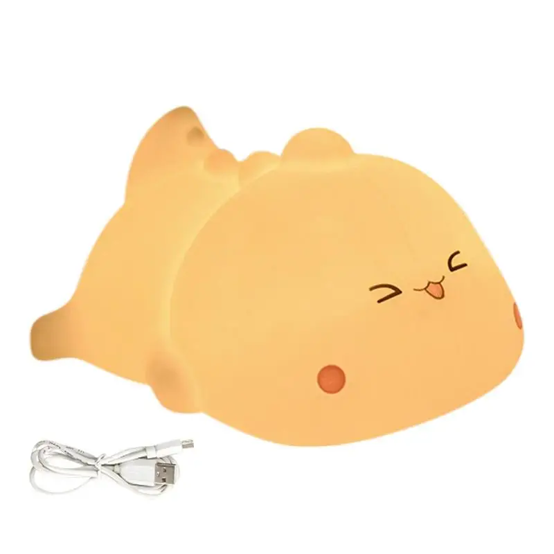 

Dinosaur Kids Night Lights LED Bedside Dinosaur Lamp Portable Rechargeable Bedside Dinosaur Lamp Color Changing Dinosaur Room