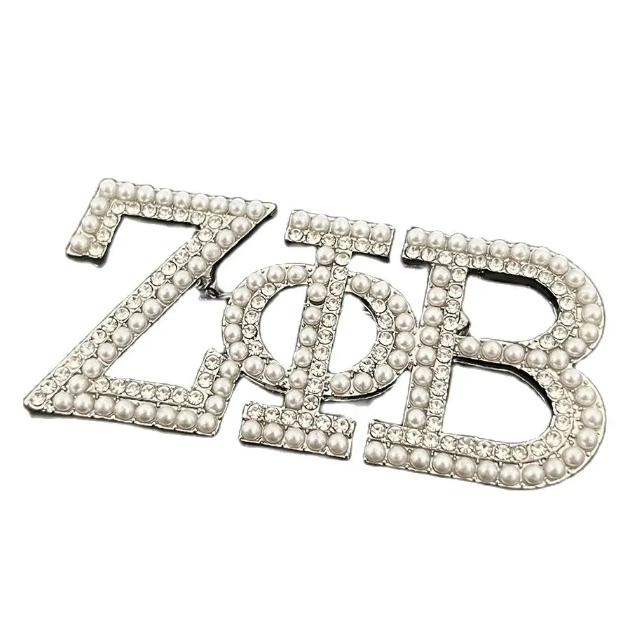 Греческая алфавитная ассоциация Zeta Phi Beta Pearl брошь со стразами ювелирные изделия