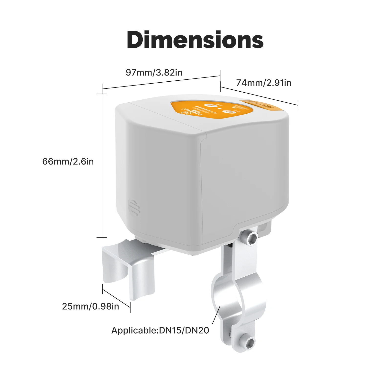 Умный контроллер водяного газового клапана Tuya ZigBee