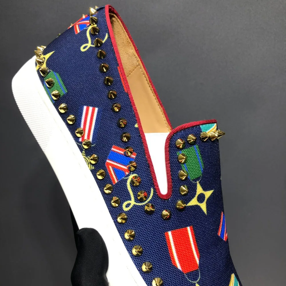 Туфли мужские/женские из натуральной кожи Роскошные с низким верхом и красной