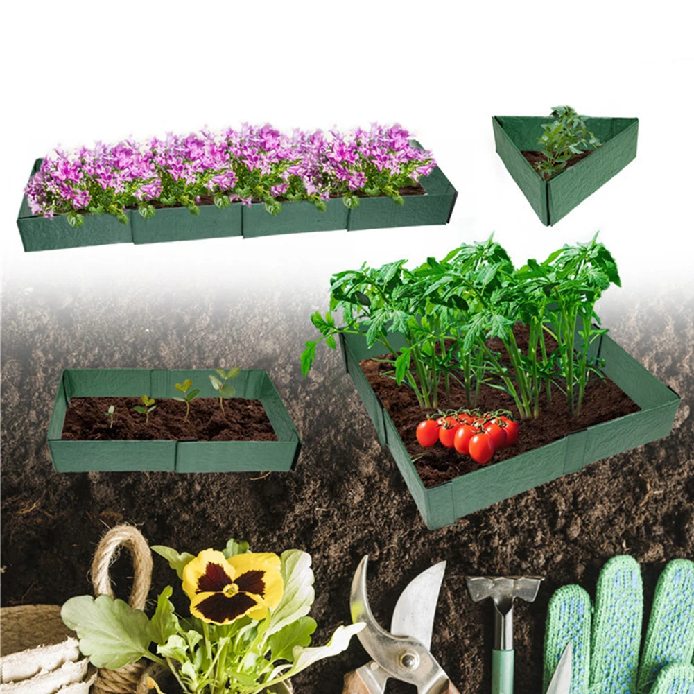 

Outdoor Garden Vegetable Planter Pots Gardening Accessories Large Flower Pot Terrace Freely Combined Polygonal Flower Bed