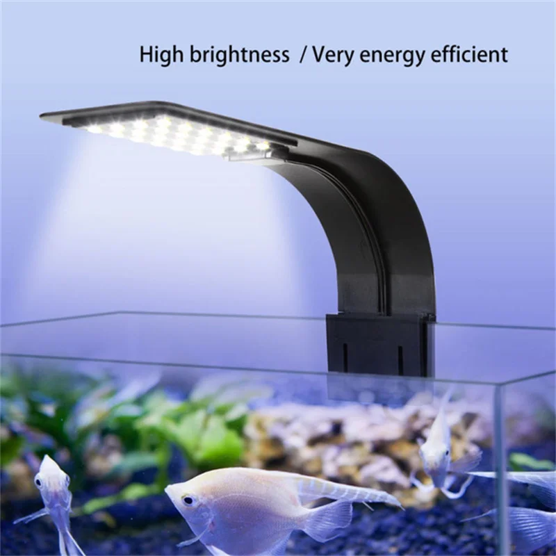 

Super Slim LED Aquarium Light Lighting plants Grow Light 10W Aquatic Plant Lighting Waterproof Clip-on Lamp For Fish Tank