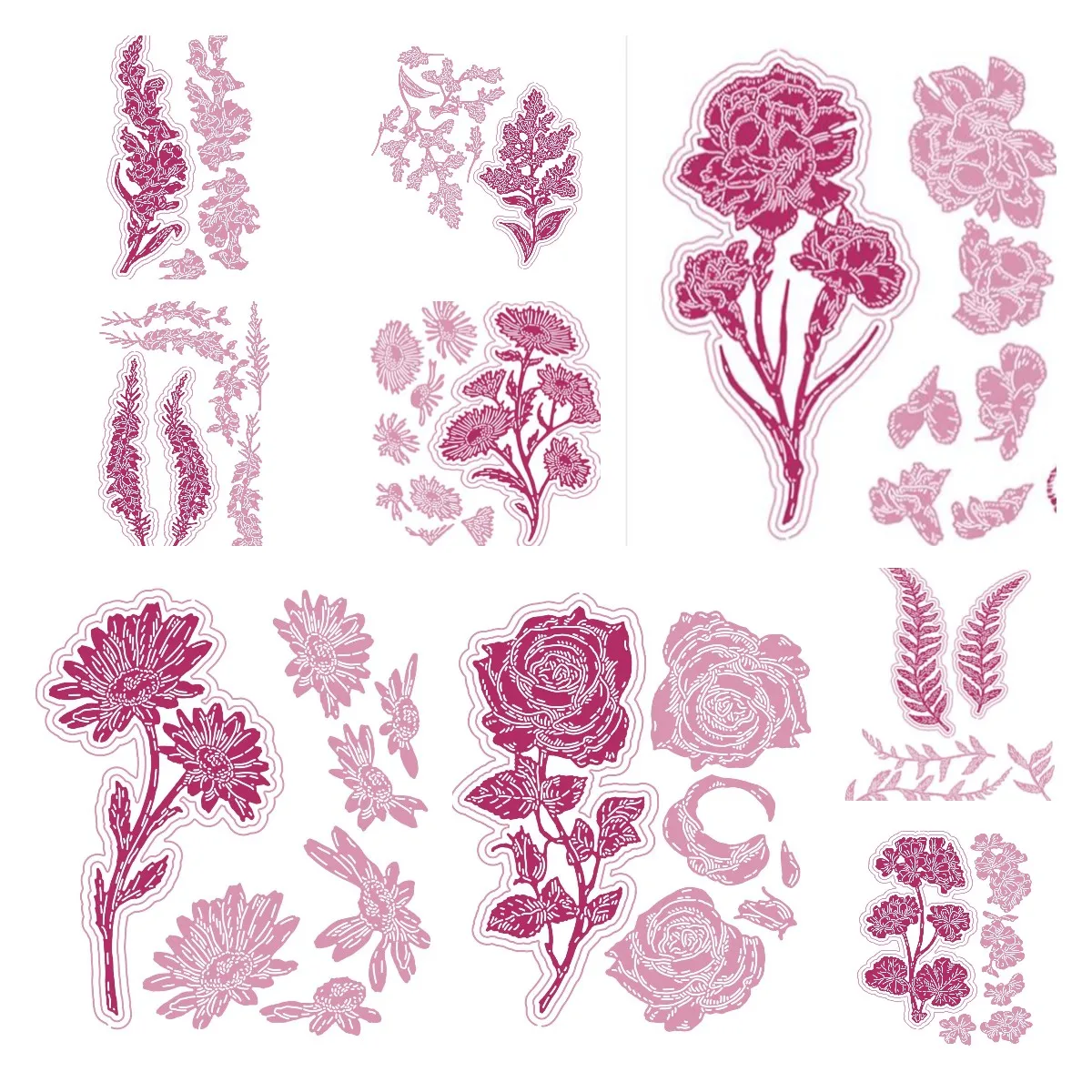 

Beautiful Flower Metal Cutting Dies For Diy Scrapbooking Crafts Maker Photo Album Template Handmade Decoration 2022 New