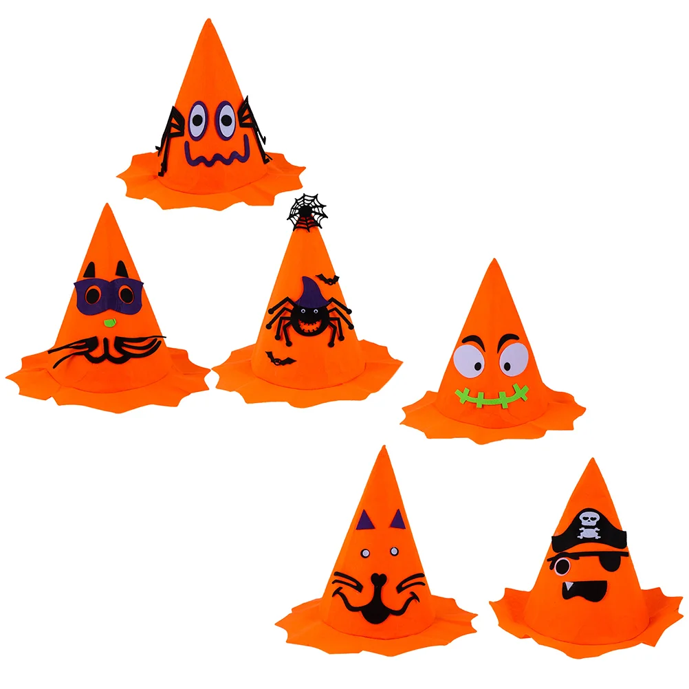 

6Pcs Pumpkin Hat Durable Party Costumes Festive Gift Supplies for Party