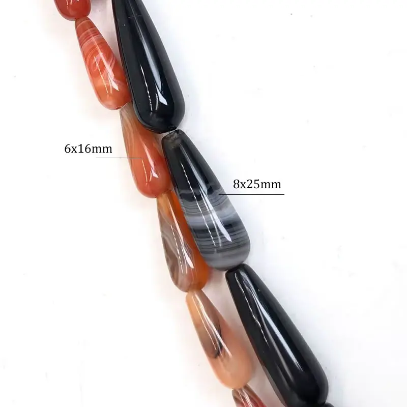 6x1 6/8x25/10x30 мм натуральные капли воды Агаты свободные фотоэлементы серьги подвески