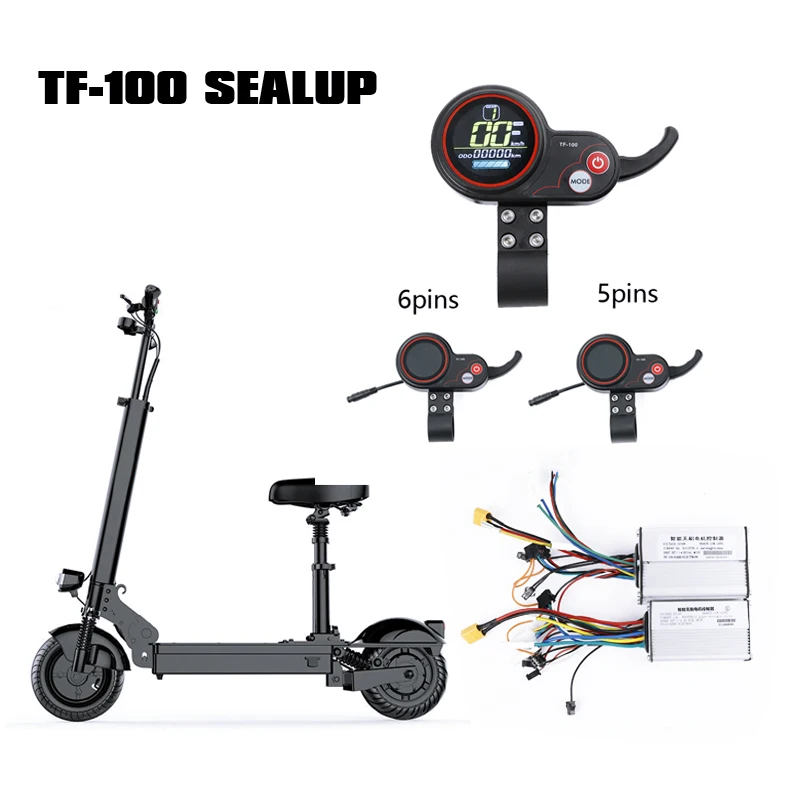 Electric Scooter TF-100 Motor Controller Intelligent Brushless Motor Controller + Instrument Display For  Kugoo M4 Scooter