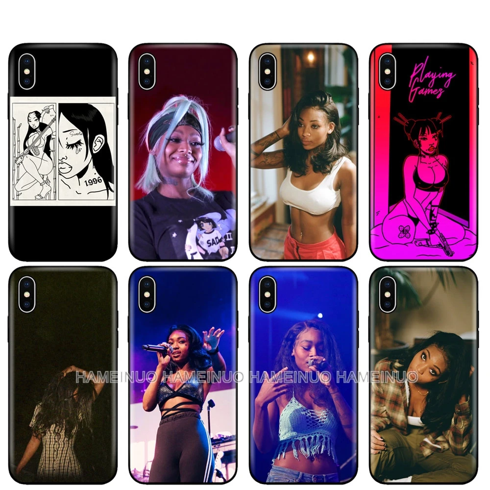 

Black tpu case for iphone 5 5s SE 2020 6 6s 7 8 plus x 10 case silicon cover for iphone XR XS 11 pro MAX case Summer Walker