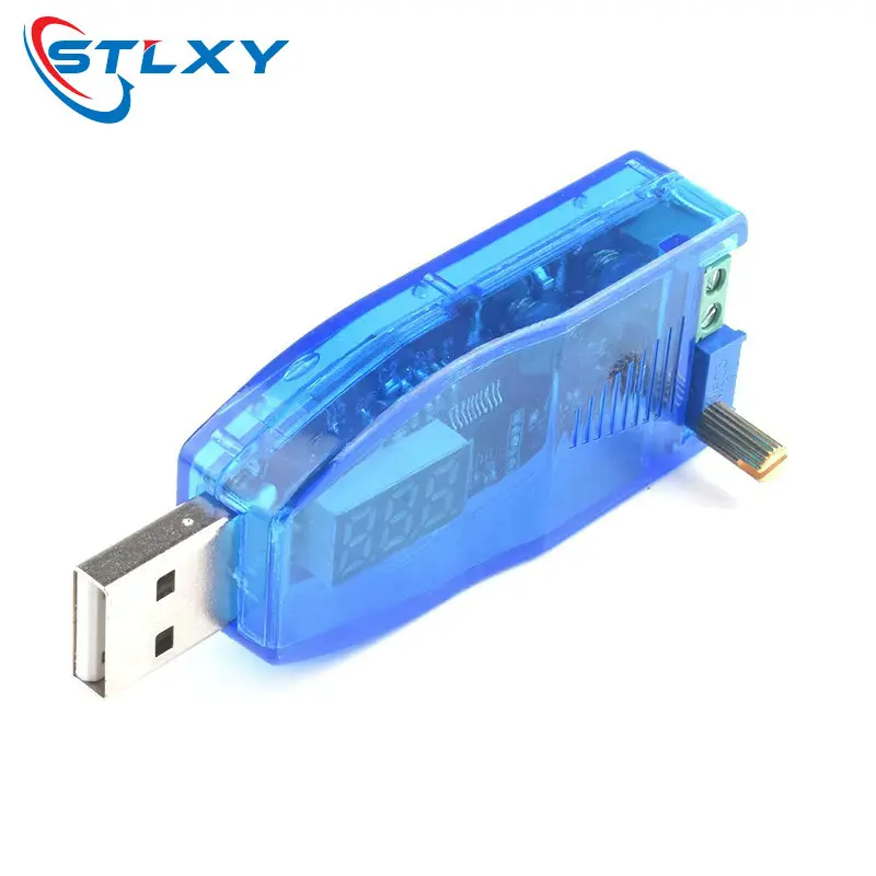 Регулируемый потенциометр USB-понижающий преобразователь с 5 В на 1-24 постоянного