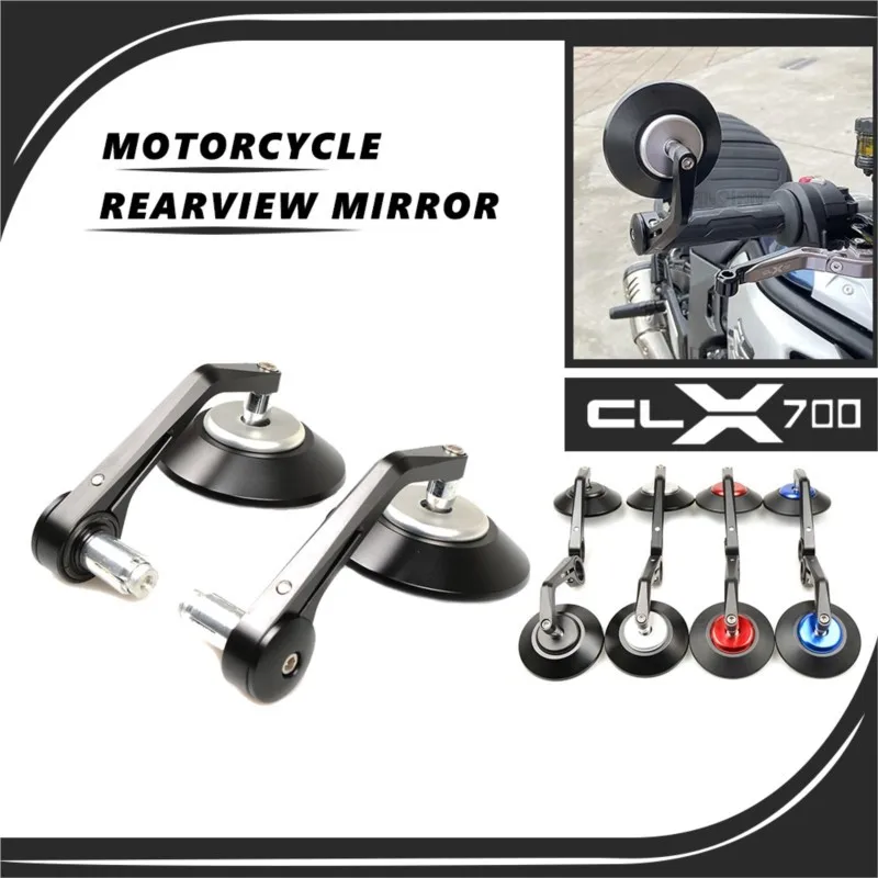 

Motorcycle For CFMOTO 700 CLX CLX700 CF700 Retro Handlebar Rearview Mirror Angle Folding Reversing Handle Bar Ends Side Mirrors