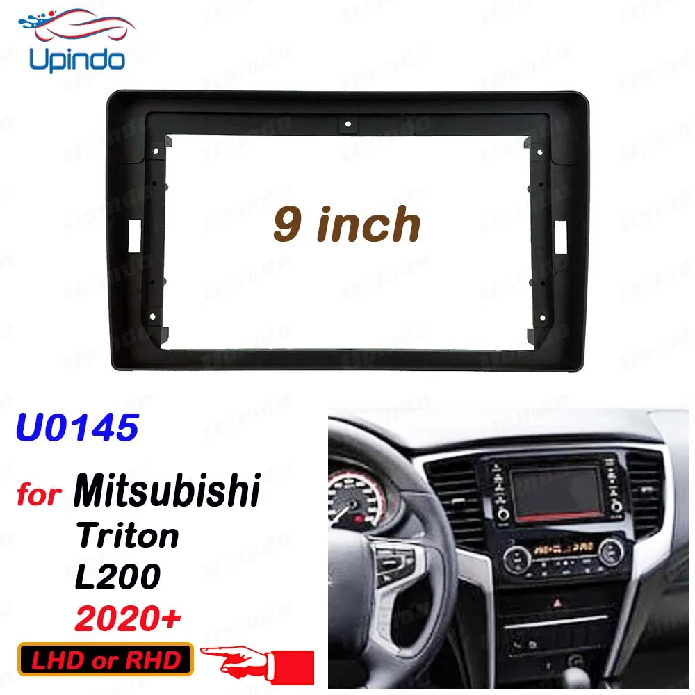 Автомобильный радиоприемник 2 Din 9 дюймов установка DVD GPS пластиковая панель рамка